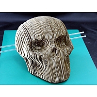 Corrugated Skull - Carton Laser cutting