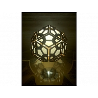 Rhombic Triacontahedron Lamp
