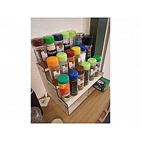 Spice Rack with outer Support